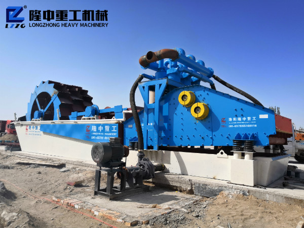 對于沙子泥土含量多的，小型洗沙機能洗干凈