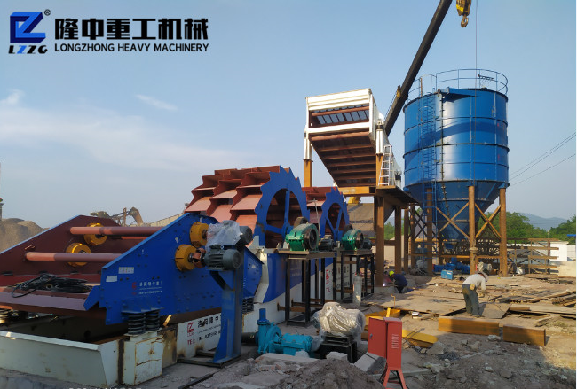 時產40噸的山砂洗砂機械多少錢？